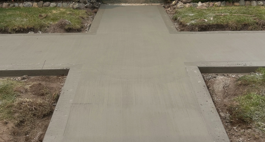 concrete sidewalks